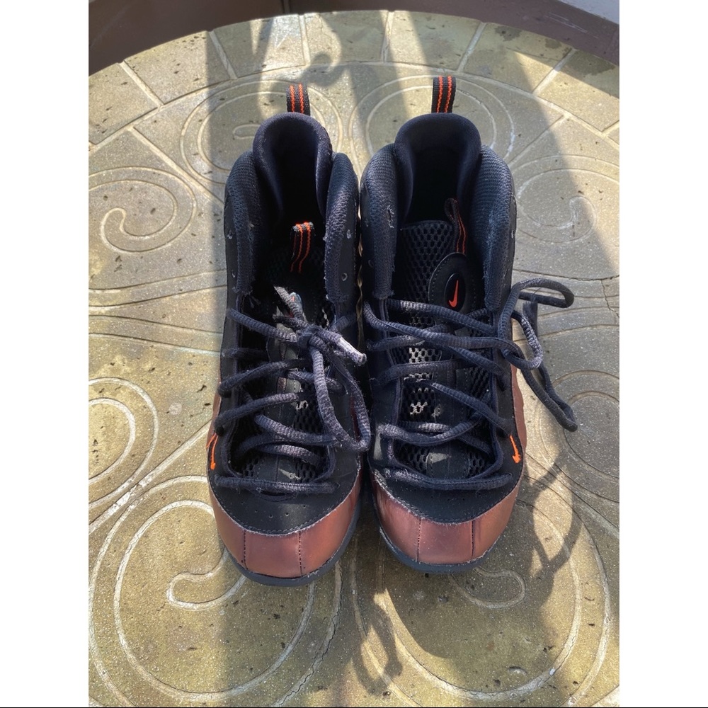 Nike Little Posite One Broze Boys Size 3 Sneakers